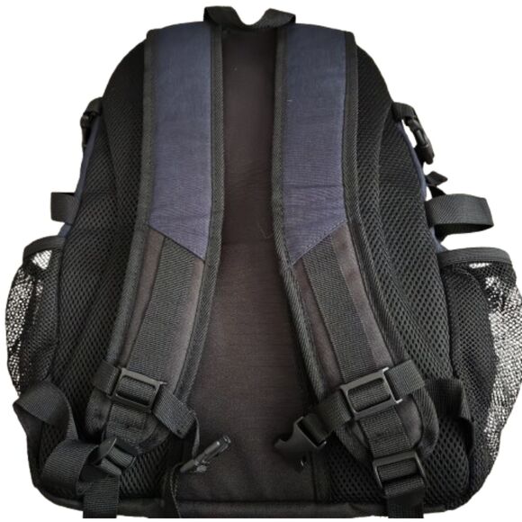 LARIPOP Large Adult Travel Bag Carry On Backpack Hiking Bag HiNavy Blue/Black - Picture 2 of 6